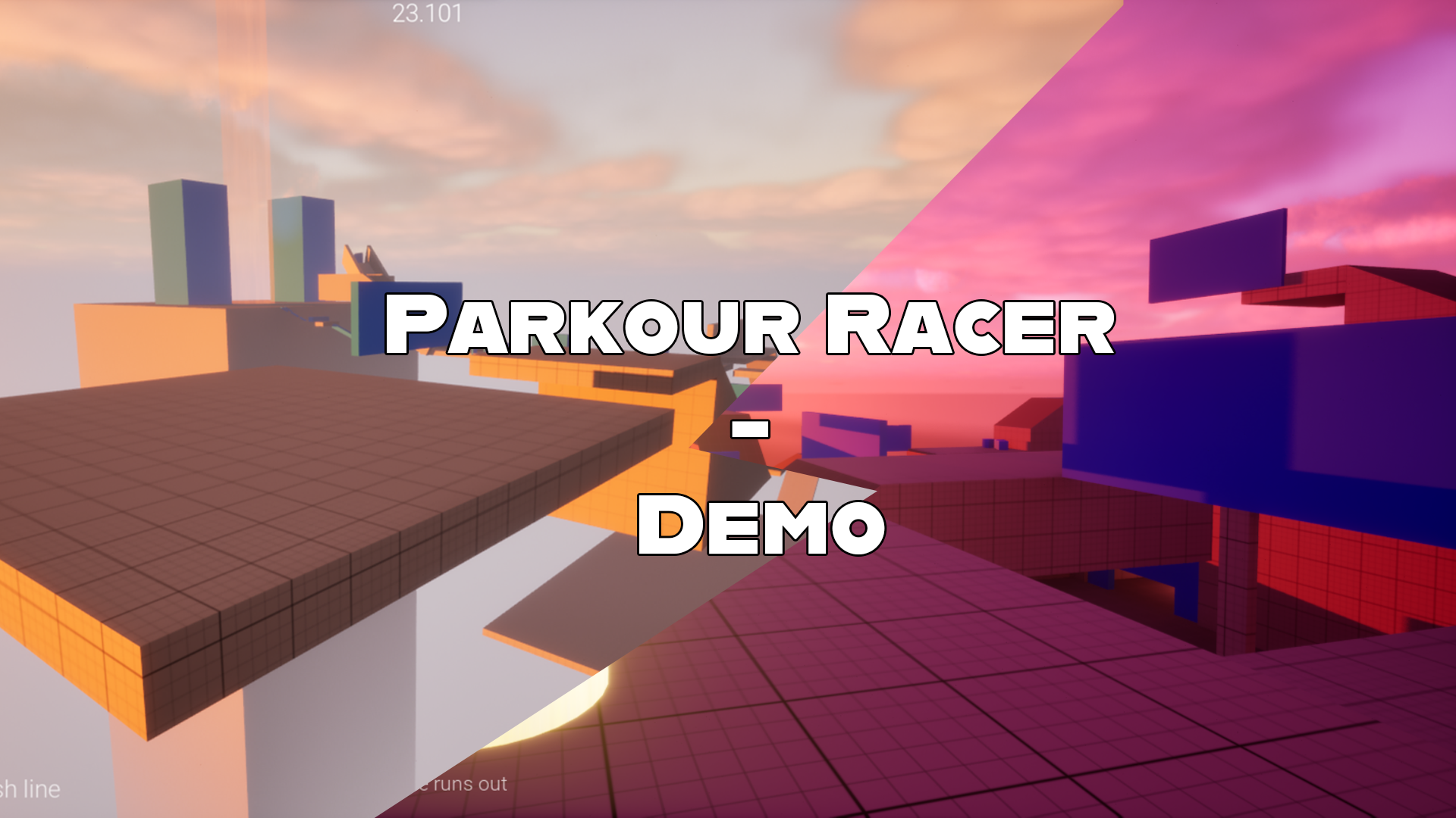 Parkour Racer Demo screenshot